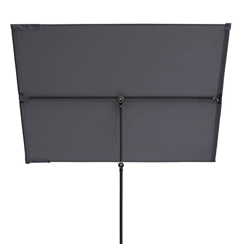 Doppler Active Balkonblende Black Edition 170x130cm in Anthrazit I Sonnenschutz für Balkon &...