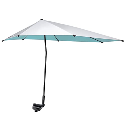 G4Free Verstellbarer Strandschirm mit LSF 50+, Größe XL, 118 x 113 cm, mit Universalklemme für...