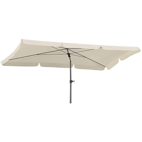 Schneider Sonnenschirm Locarno, natur, 180 x 120 cm rechteckig, 718-02, Gestell Stahl, Bespannung...