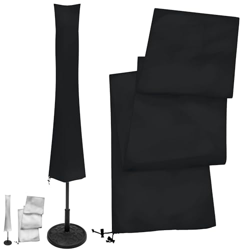 KHP Professional Premium Schutzhülle für Sonnenschirm aus extra stabilem Stoff in 5 Längen |...