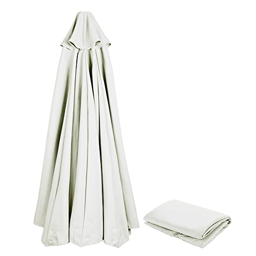 Sonnenschirm Ersatzbezug 3m/270cm/2m/230cm/250cm 8 Streben/6 Streben Anthrazit/Blau/Grau/Rot/Beige,...