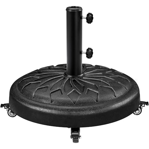 Yaheetech 24,7 kg Sonnenschirmständer mit Rollen ø50,6 cm Schirmständer Sonnenschirm Stabiler...