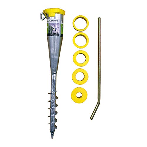 Alberts 610630 Einschraub-Bodenhülse für Rohre | für alle Standrohre von Ø25 bis 65 mm geeignet...